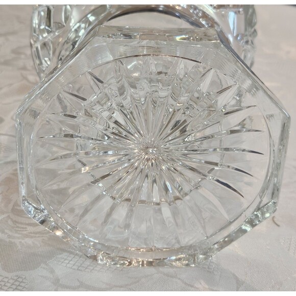 Vintage ACC Vase Hand Cut Lead Crystal 24% Poland Heavy 10.5x6.5” - Picture 8 of 9